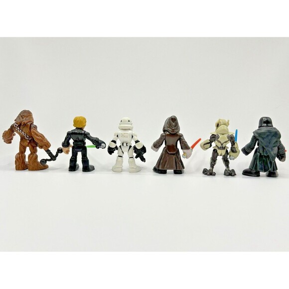 Star Wars Galactic Heroes Action Figure 2" Lot of 6 LFL Hasbro Playskool 2001 - Picture 10 of 10
